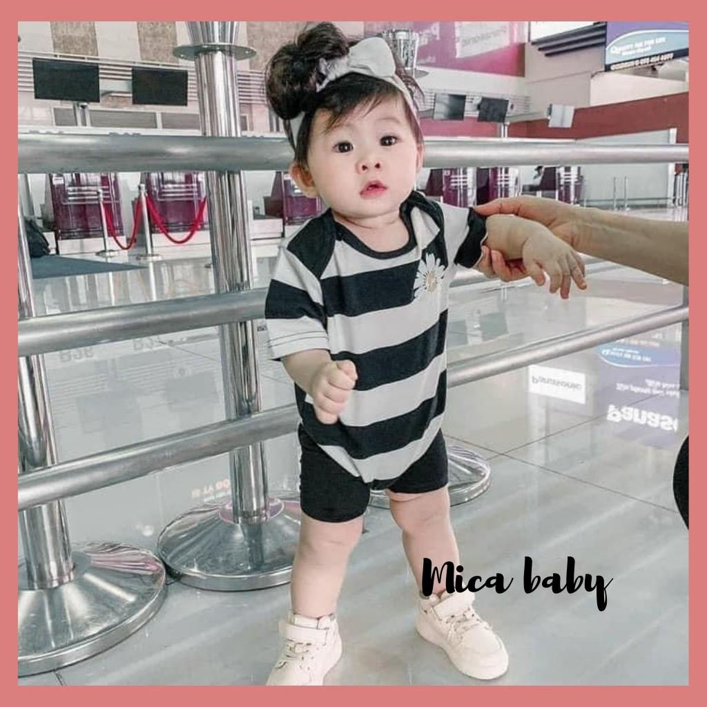 Quần legging bé gái, quần legging đùi màu trơn đáng yêu cho bé Mica baby QA27