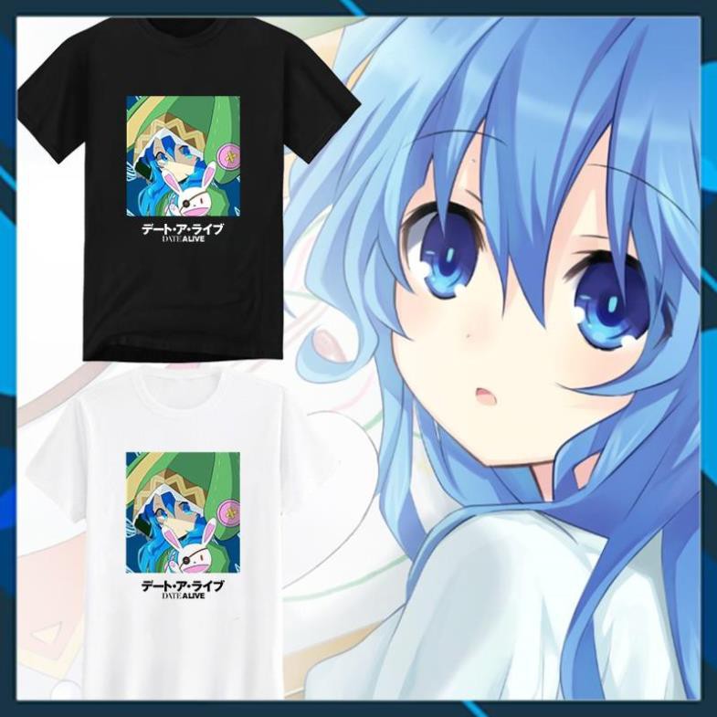 (SALE 50%) Áo thun Date A Live Yoshino (Black) ngắn tay