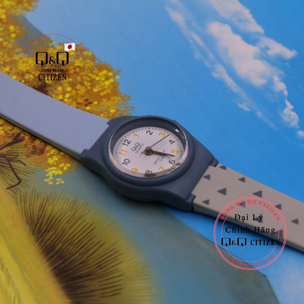 [Mã FARSBR243 giảm 15% đơn 249K] Đồng hồ nữ thời trang Q&Q Citizen VP47J035Y dây nhựa thương hiệu Nhật Bản