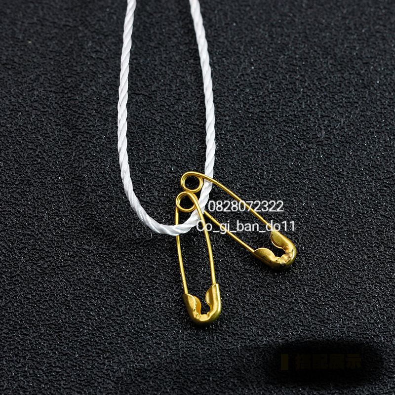 Gói 100 Cây Kim Tây Mini Trắng &amp; Vàng.