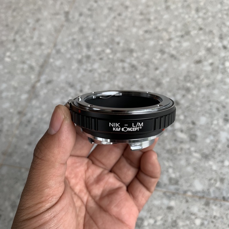 Ngàm chuyển AI-LM K&amp;F Concept - chuyển lens ngàm Nikon sang máy Leica LM