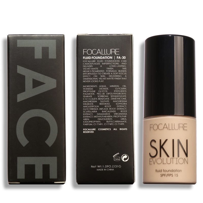 FA30  Kem nền BB FOCALLURE 31g trang điểm khuôn mặt che khuyết điểm tiện lợi 31g