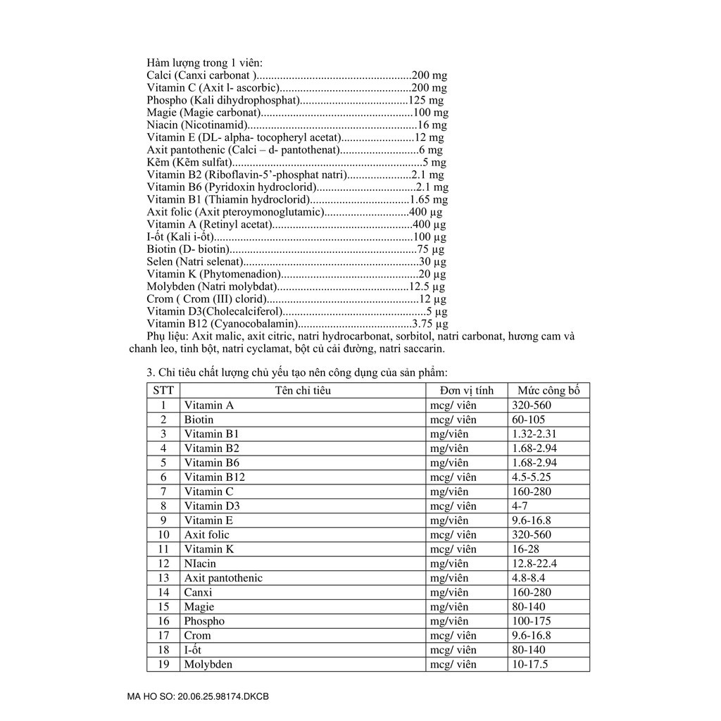 Viên Sủi Bổ Sung Vitamin Và Khoáng Chất Tổng Hợp Giúp Tăng Cường Sức Khỏe DoppelHerz AZ Multivitamins (Ống 13 Viên) | BigBuy360 - bigbuy360.vn