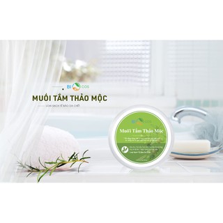 Muối tắm thảo mộc Biocosmetic, date mới, hỗ trợ giảm viêm chân lông, mụn lưng, rôm xảy, hăm tã......