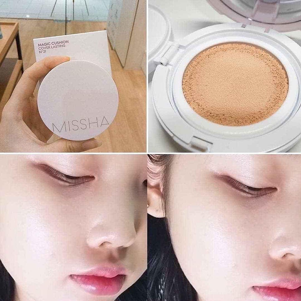 Phấn Nước Missha Magic Cushion Cover Lasting SPF50+/PA+++