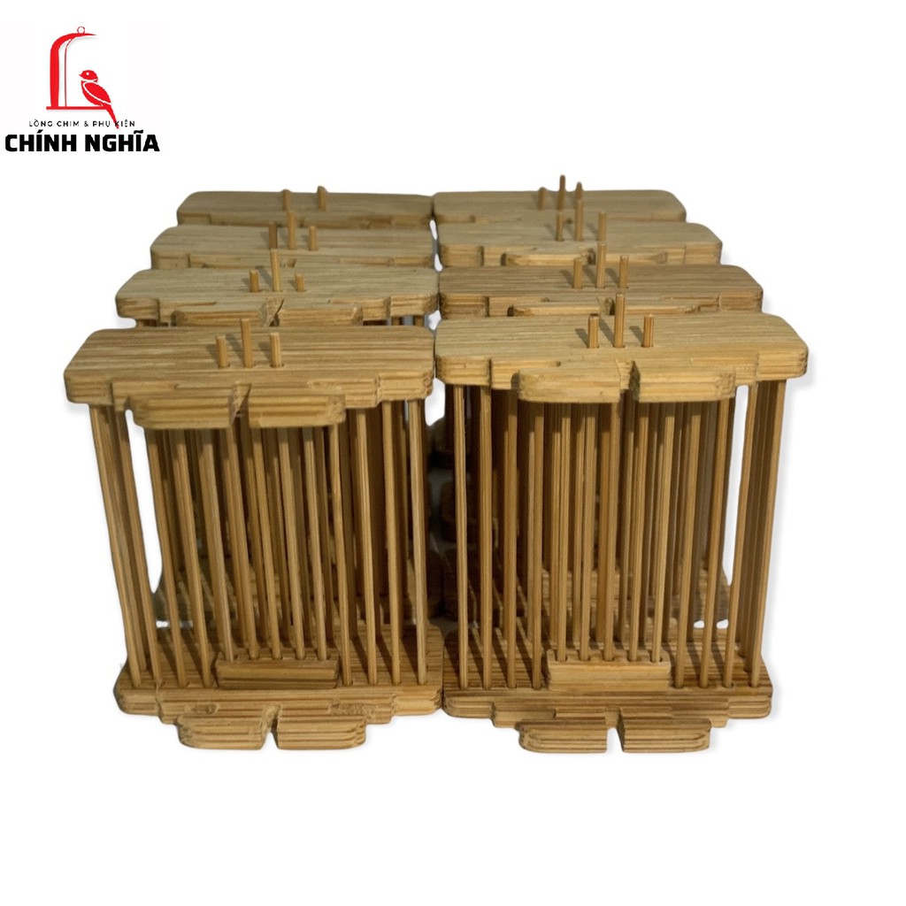 Rọ cào cào cho chim, rọ cào cào tre cho lồng chào mào - phụ kiện lồng chim đẹp