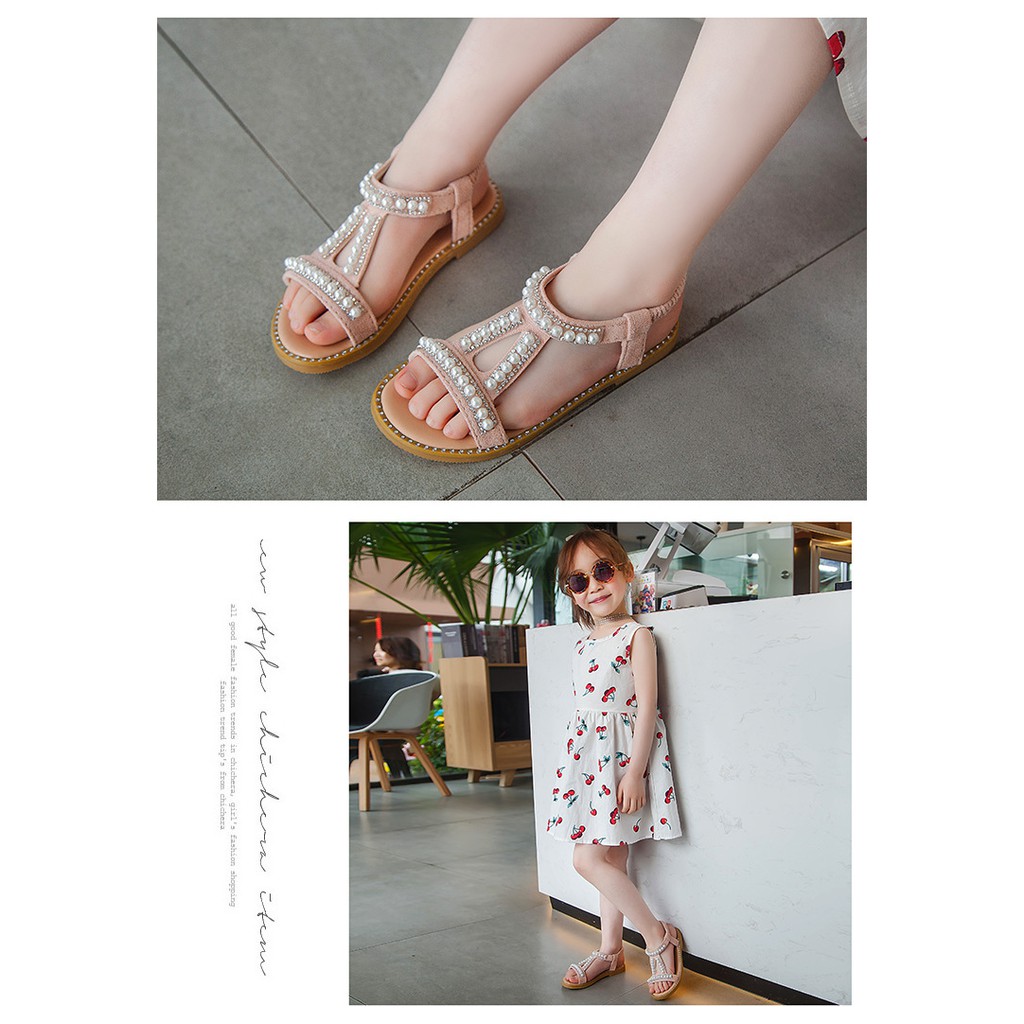 Sandal Quảng châu cao cấp cho bé gái đính hạt mã mới F11