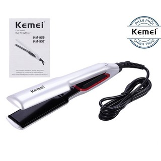 Máy duỗi, là, làm thẳng tóc kemei 957 điều chỉnh nhiệt màn hình led cao cấp