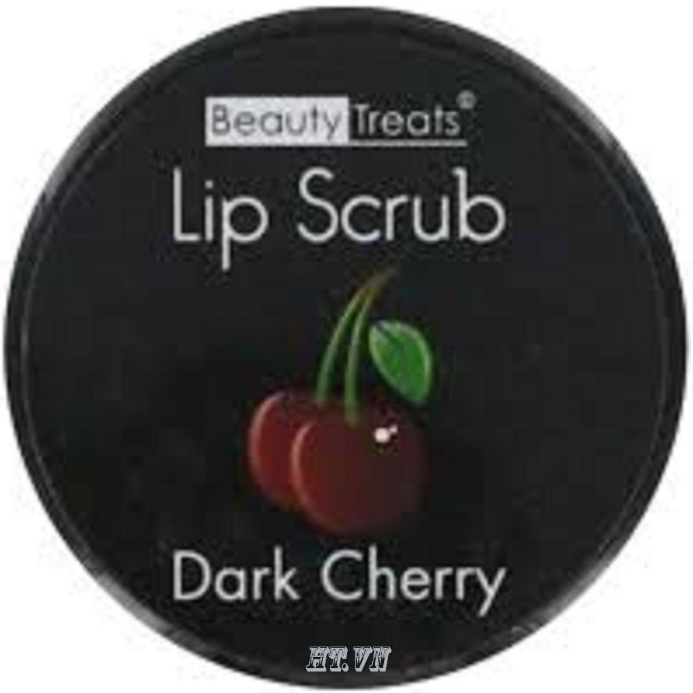 Tẩy Tế Bào Chết Cho Môi Beauty Treats Lip Scrub (10.5g) Dark Cherry- hương Cherry chính hãng