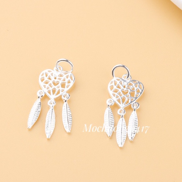 FREE SHIP  Charm dreamcatcher bạc cực xinh - Hàng siêu đẹp bạc loại 1 PH318
