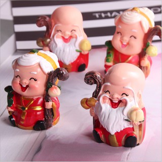 Cặp ông bà lộc thọ trang trí bánh kem