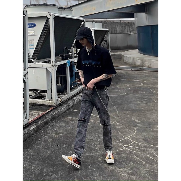 ÁO THUN TAY LỠ COTTON DARKENWOOD UNISEX NAM NỮ (kèm ảnh thật)