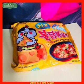 Thùng 40 gói mì khô gà cay Samyang 140g