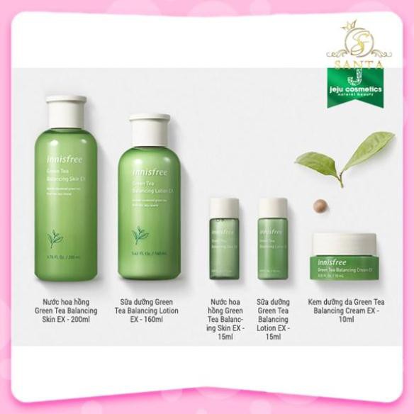 [AUTH] BỘ DƯỠNG TRÀ XANH INNISFREE GREEN TEA BALANCING SPECIAL SKIN CARE EX SET 6 MÓN | BigBuy360 - bigbuy360.vn