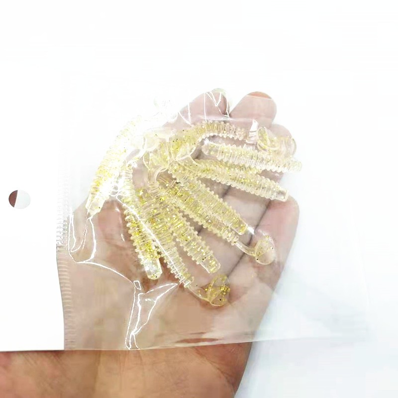 Set 10 Mồi Giả Mềm Thu Hút Câu Cá Hiệu Quả 5cm 0.7g