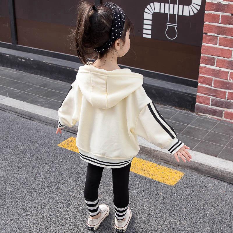 Spring Autumn Baby Girl Long Sleeve Bow Hoodie Sweatshirt +Pants