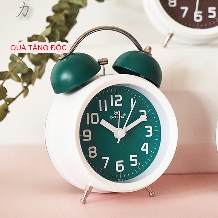 Đồng hồ báo thức, để bàn chuông reo to 6016