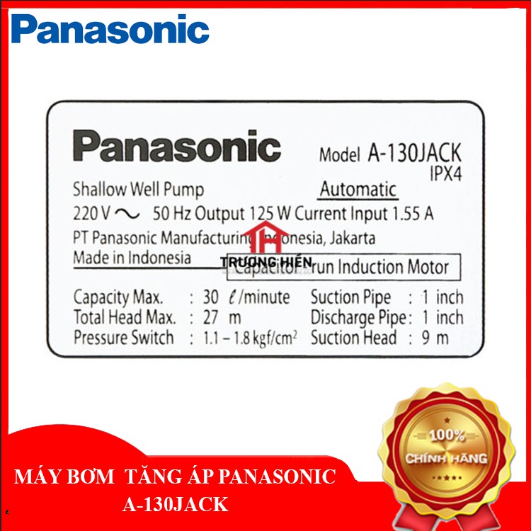 Máy bơm tăng áp Panasonic A-130JACK