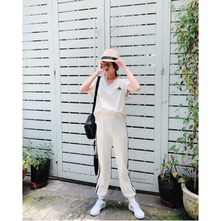 [Hình Thật] Set Combo Thun Cotton 4 Chiều Bộ Thể Thao Quần Dài Bo Áo From Rộng Dạo Phố Trẻ Trung Thấm Hút Mồ Hôi.