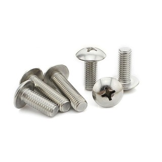 Vít inox 304 vít pake đầu dù, đầu mo, đầu cầu, 4 cạnh chỏm cầu m2 m3 m4 m5 m6 inox