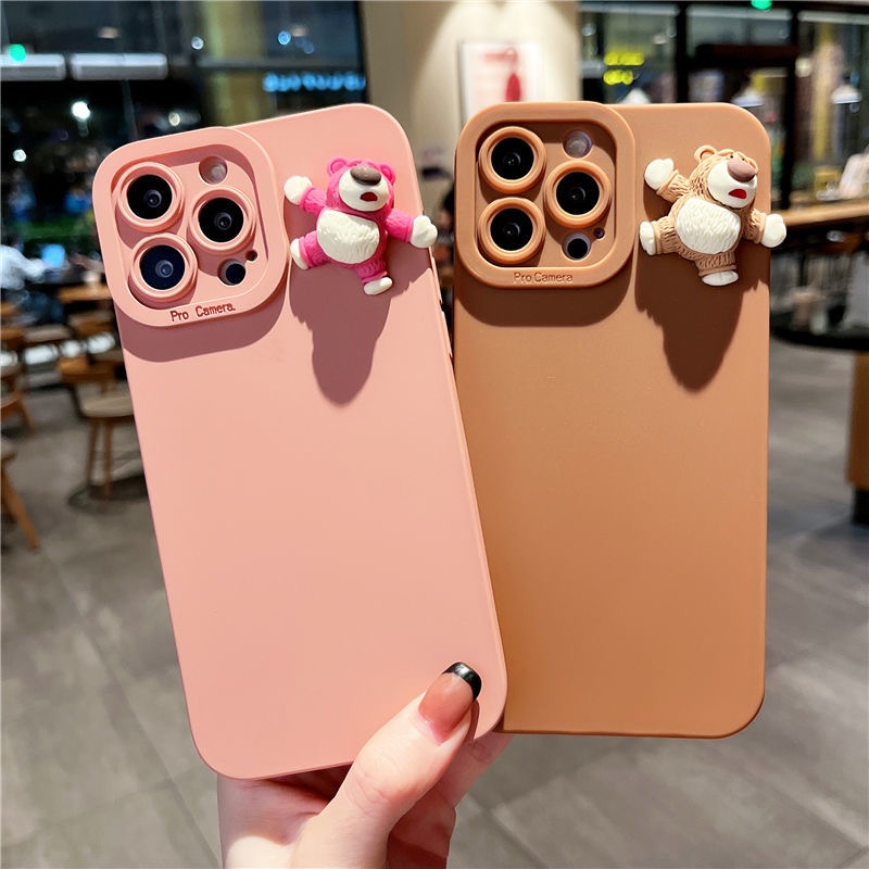 Ốp lưng điện thoại iphone bảo vệ camera Brown 7plus x xsmax 11 11promax 12 12pro 12promax 13 13pro 13promax DT13