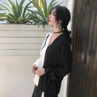 Sơ mi đũi phối màu siêu hót