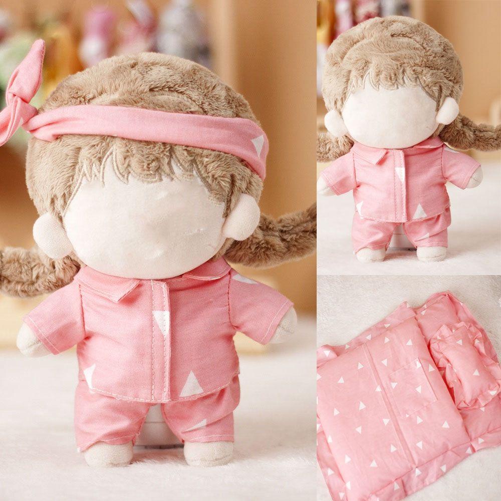 1 Bộ Quần Áo Cotton Dễ Thương Chất Lượng Cao Dành Cho Búp Bê 20cm