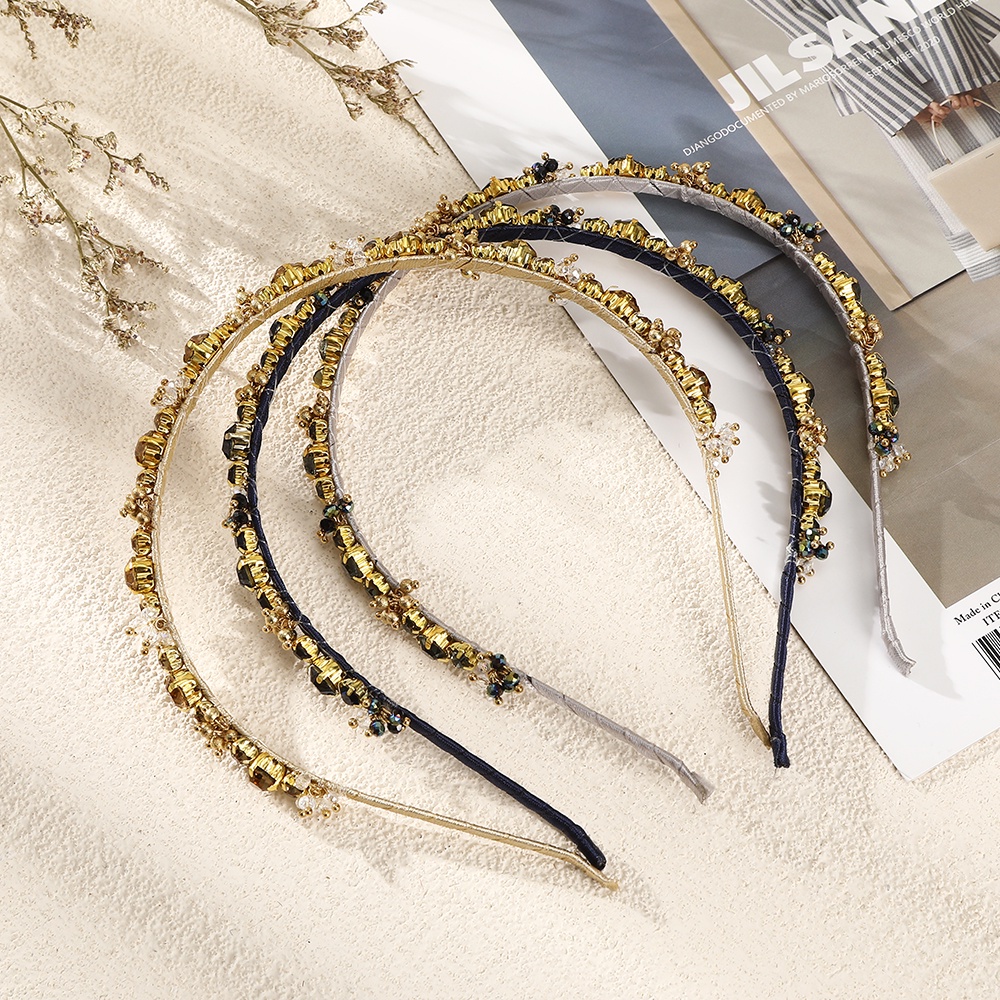 Cài tóc HAIMEIKANG đính đá giả kim cương kích thước đơn giản thời trang dành cho bạn nữ