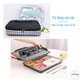 Túi Giữ Nhiệt Đựng Hộp Cơm 5 Ngăn Khả Năng Giữ Nhiệt Tốt 00892