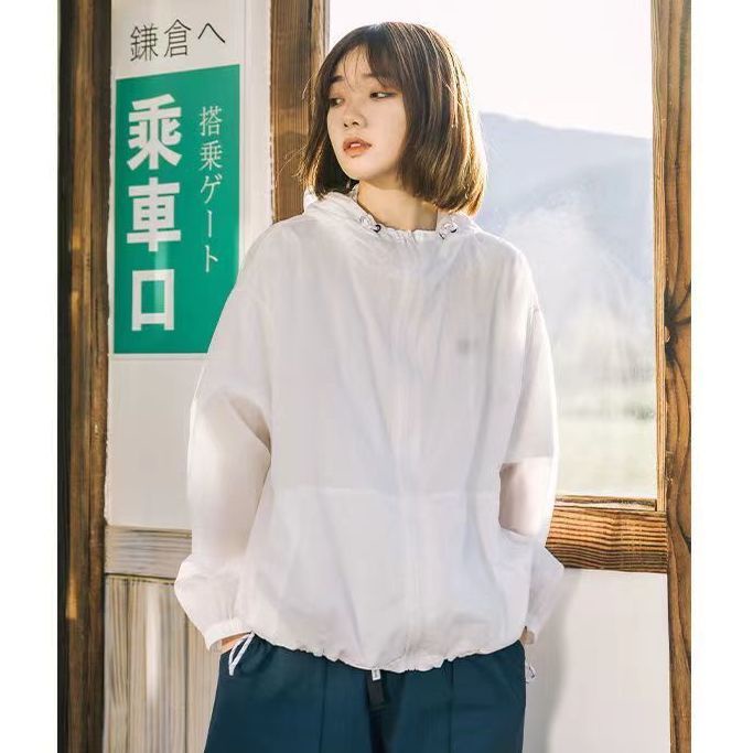 Áo Khoác Cardigan Mỏng Có Nón Chống Nắng Đa Năng Thời Trang Xuân Hè Cho Cặp Đôi