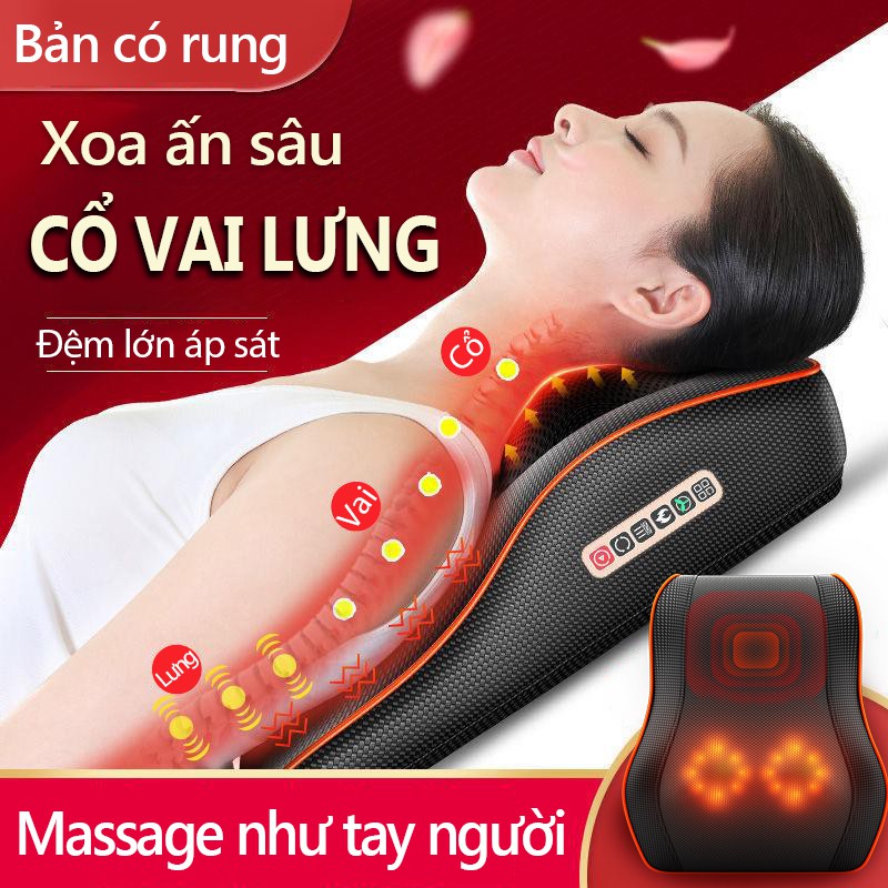AM509C/AM509R Máy massage vai gáy BENBO , gối mát xa vai gáy toàn thân đa năng Thiết bị massage lưng