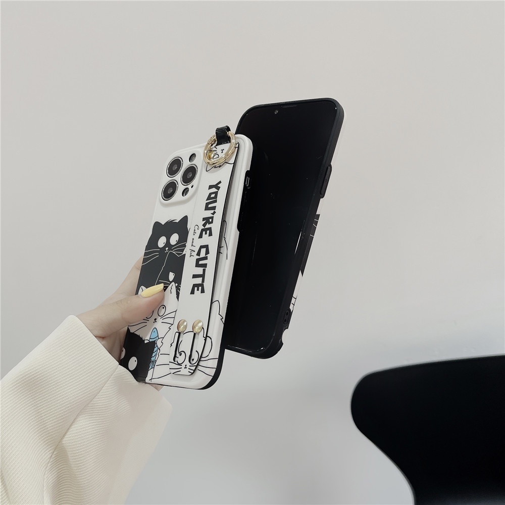 Dễ Thương Ốp Điện Thoại tpu Silicon Mềm Hình Mèo Cho iphone 14 15 13 12 11 pro max 13pro 12pro 14pro 15pro 14promax x xs max xr 7 8 plus