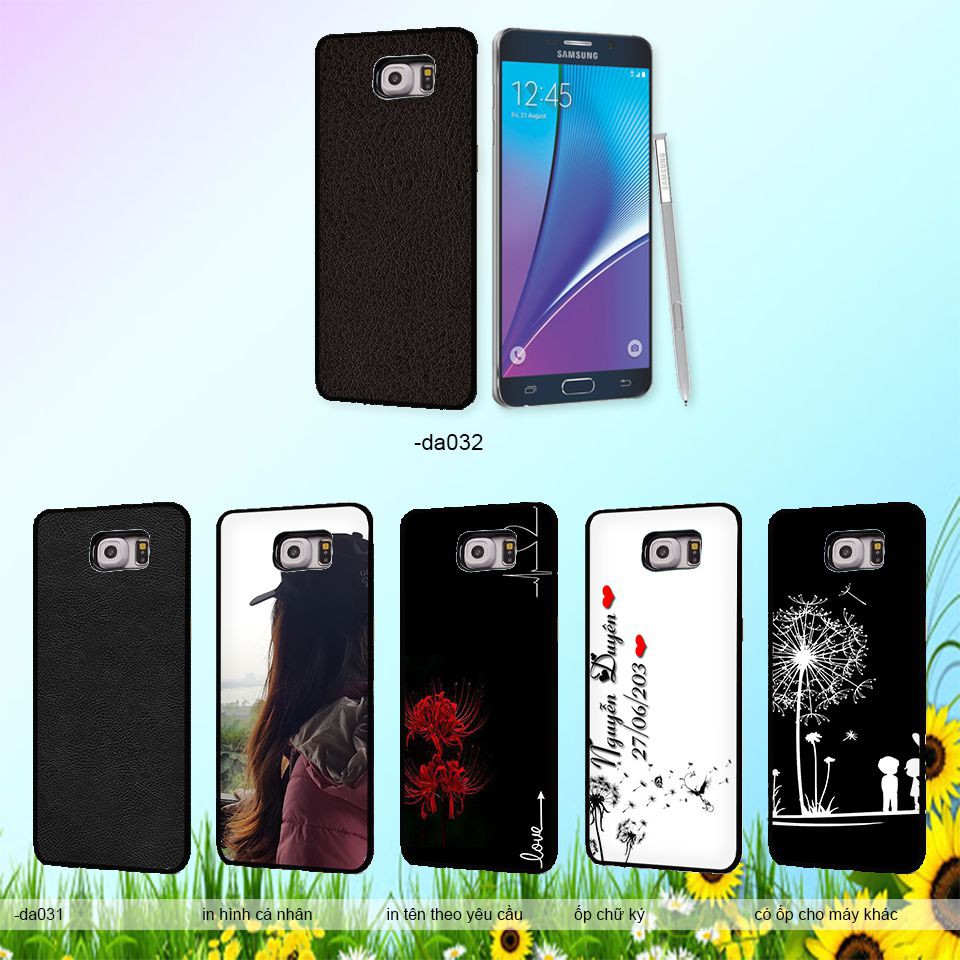 Ốp dẻo Samsung Note 3-4 hình vân da