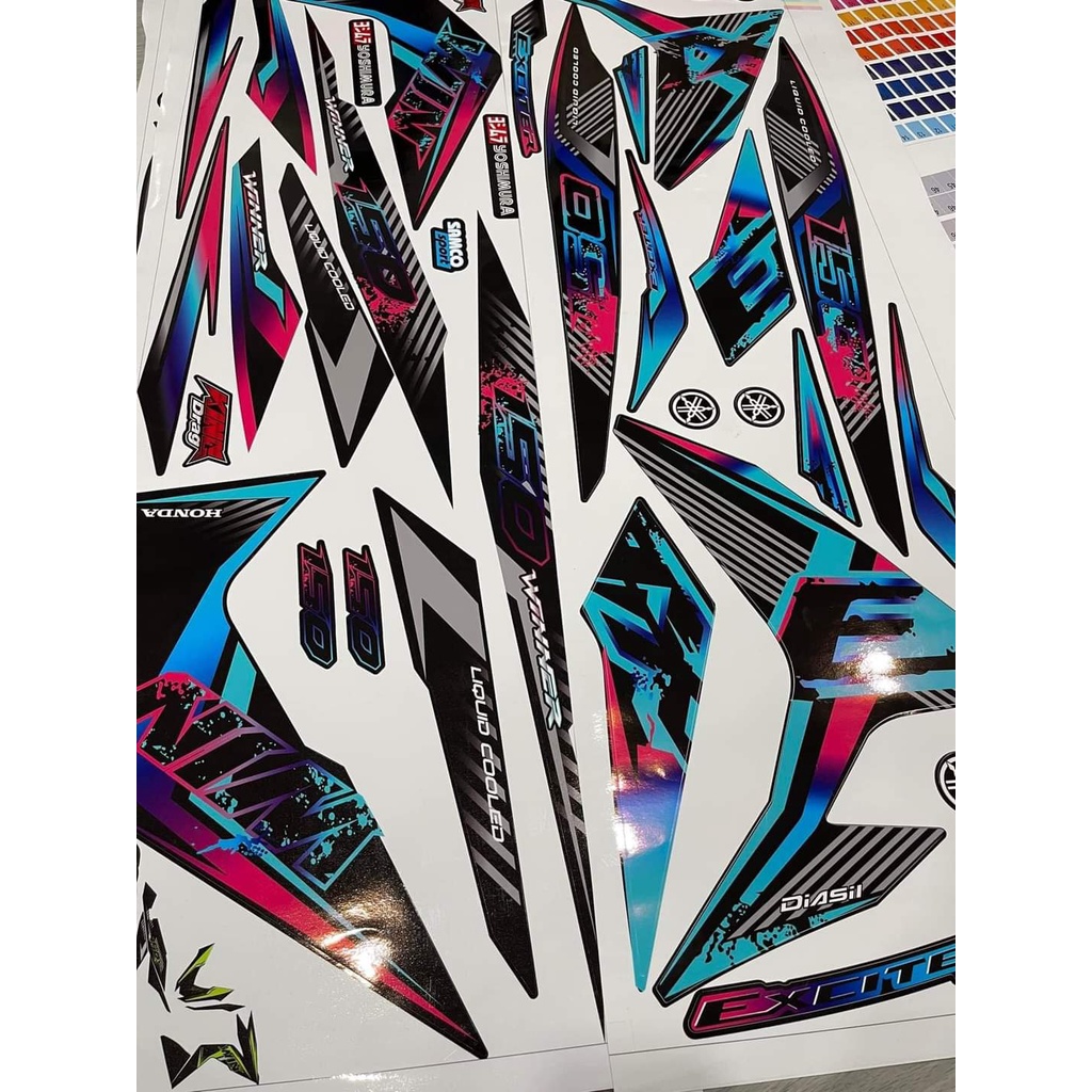 Tem Xe Yamaha Exciter 150 Đen - Mẫu Mới Hot 2022