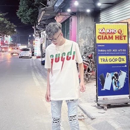 ÁO THUN CỔ TRÒN IN GUCCL CỰC ĐẸP CỰC THỜI THƯỢNG Thời Trang HHP Fashion