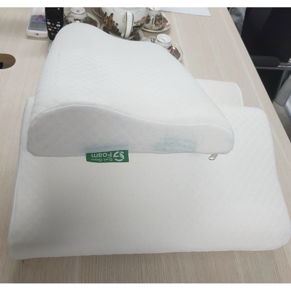 Gối cao su non chống ngáy-Hỗ trợ cổ 100% cao su non thiên nhiên