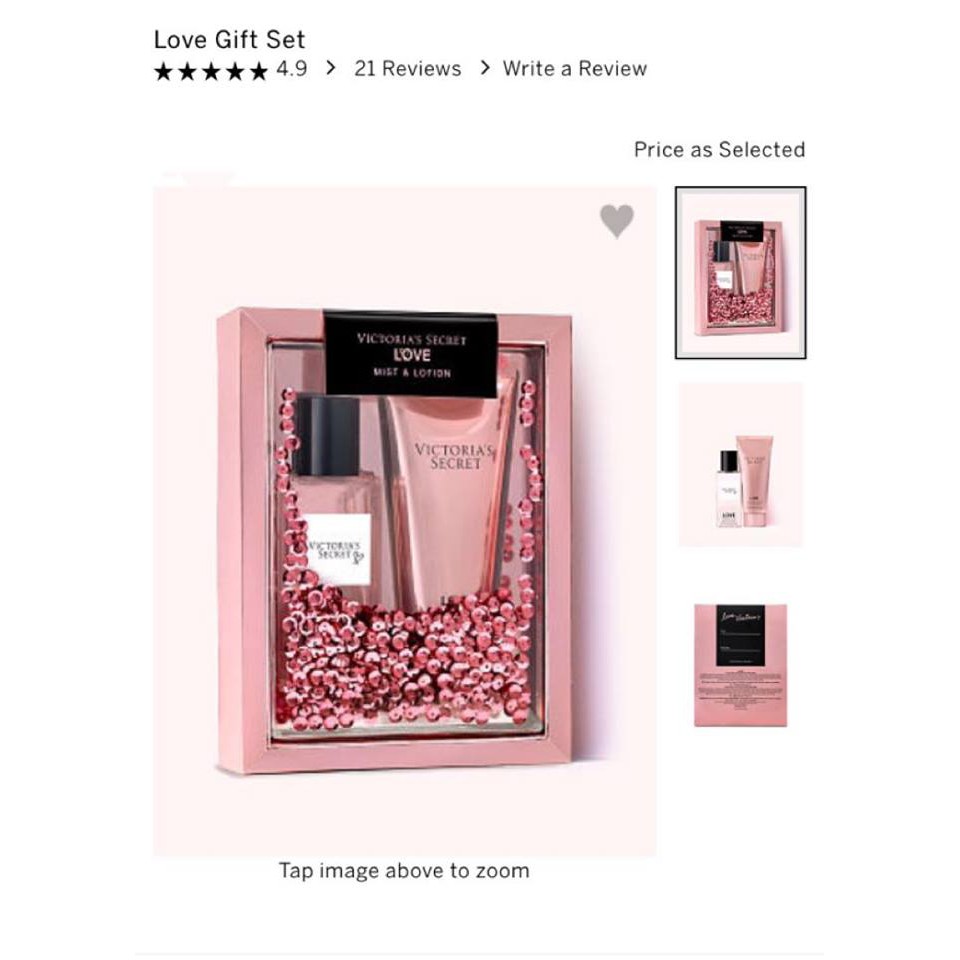 Set Quà Tặng  Xịt Thơm Toàn Thân & Sữa Dưỡng Toàn Thân Body Mist & Body Lotion Victoria's Secret Very Sexy & BombShell | Thế Giới Skin Care