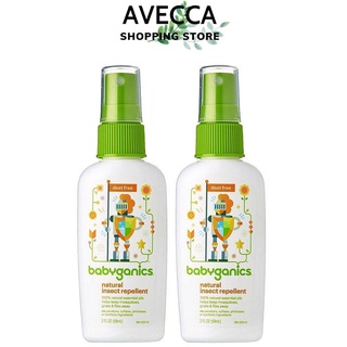 Tinh Dầu Xịt Chống Muỗi Babyganics Natural Insect Repellent 59ml