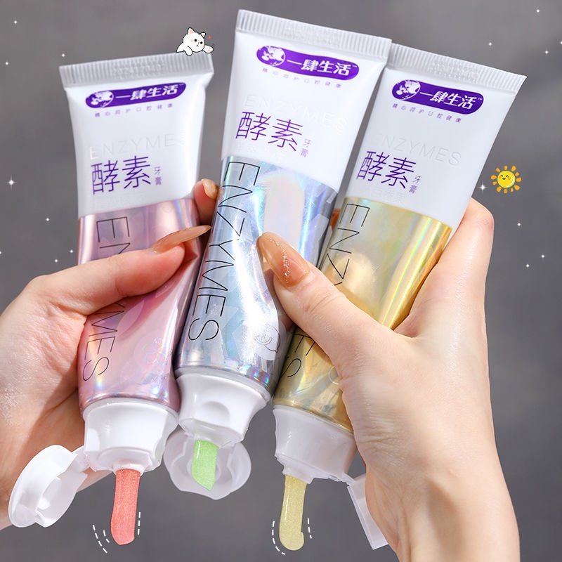 Bán Sỉ Hàng Có Sẵn#Kem Đánh Răng Enzyme Hoa Anh Đào Hoa Anh Đào Màu Vàng Loại Bỏ Vết Ố Vàng 6 / 15