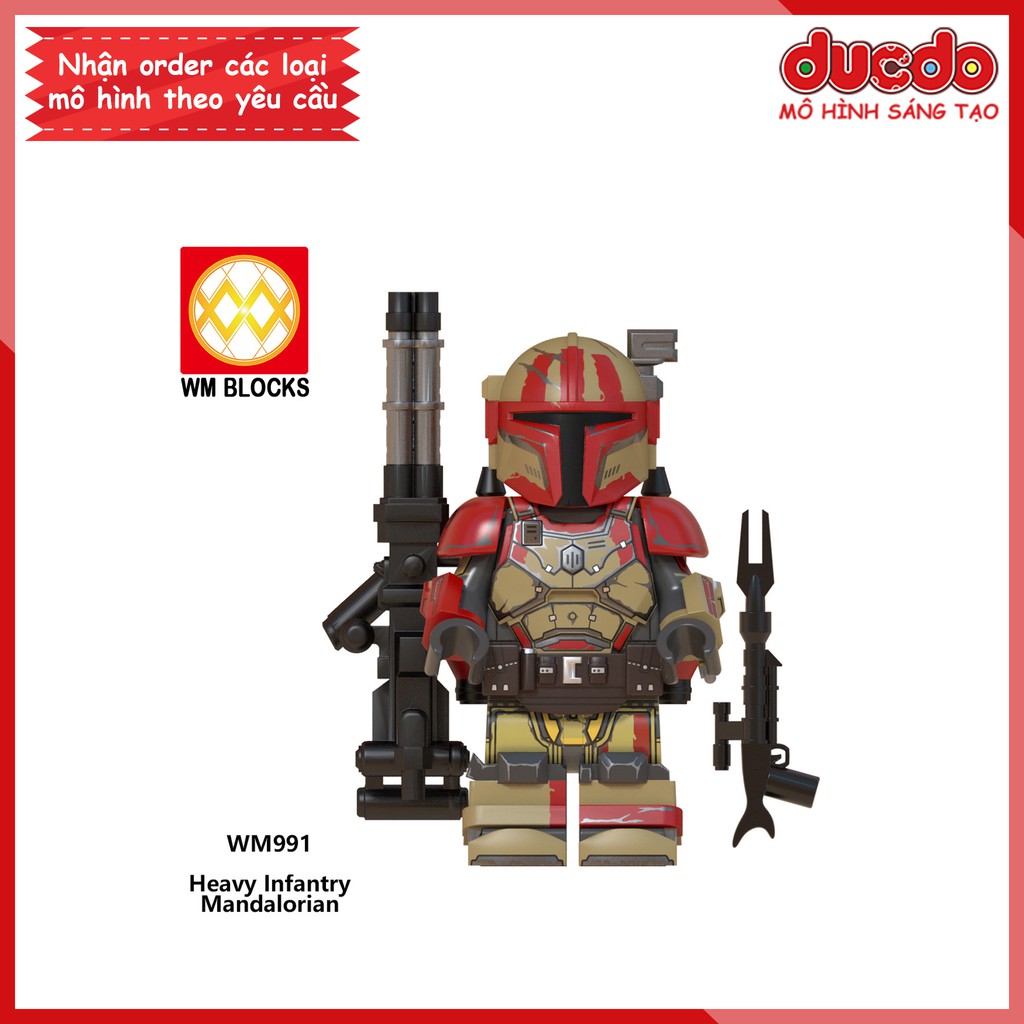 Minifigures các nhân vật trong Star Wars tuyệt đẹp - Đồ chơi Lắp ghép Xếp hình Mini Mô hình WM WM6094