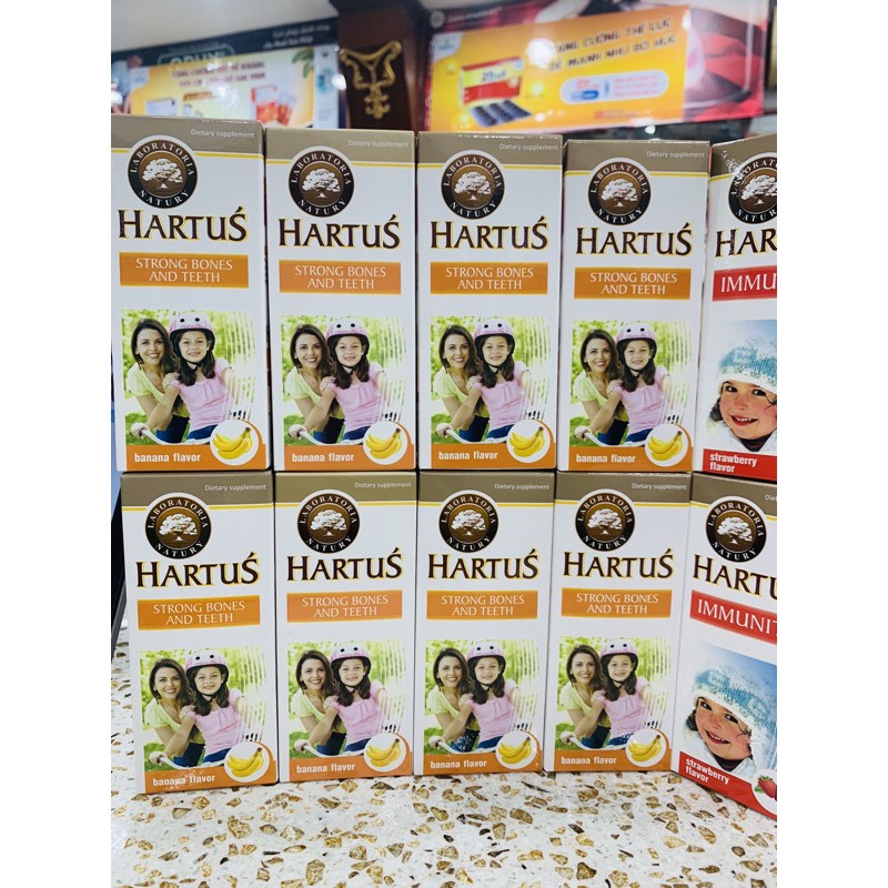 150ML SI RÔ HARTUS STRONG BONES AND TEETH PHẦN LAN