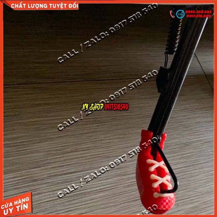 Bọc cao su chân chống cho mọi loại xe 3D kiểu giày thể thao Ảnh thật Sp