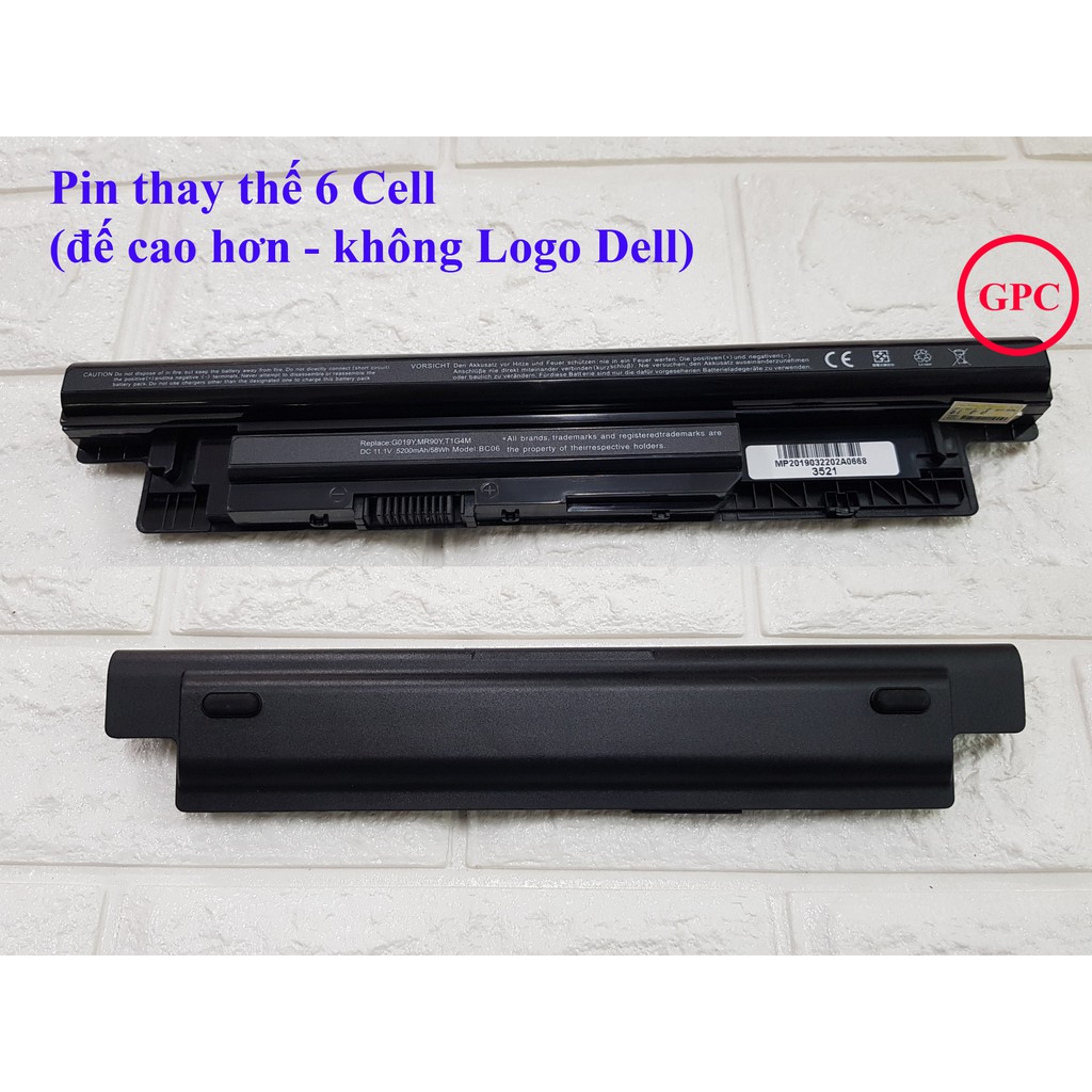 Pin Laptop Dell 3442 , 3443 , 3542 , 3543 , 3421 , 3521, 3437, 3537 , 3541 , 3721 ,5421 6Cell Chất lượng cao - Nhập Khẩu