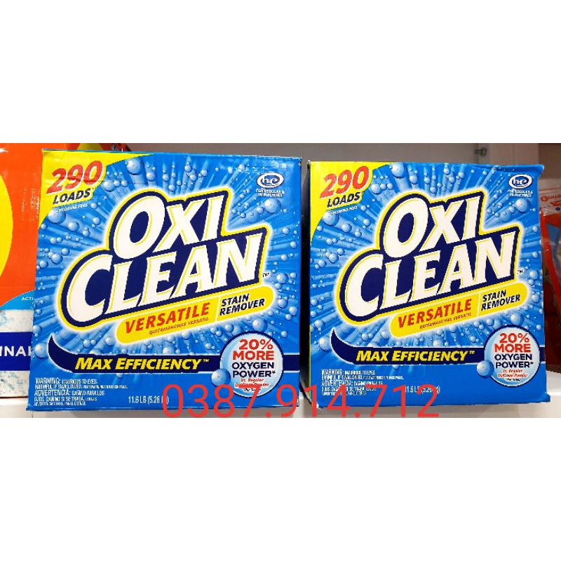 bột giặt oxi clean 5.26kg