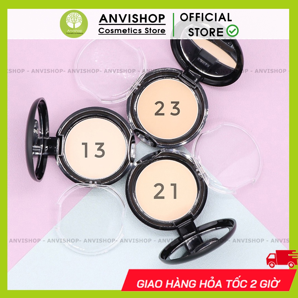 Phấn Phủ Dạng Nén Eglips Blur Powder Pact 9g (vỏ đen)