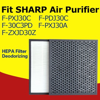 Bộ lọc tổng hợp máy lọc không khí thay thế Panasonic cho Model F-PXJ30A F-PXJ30AHM PSN-FZXJP30Z F-ZXJD30Z F-30C3PD F-PDJ30C F-PXJ30C