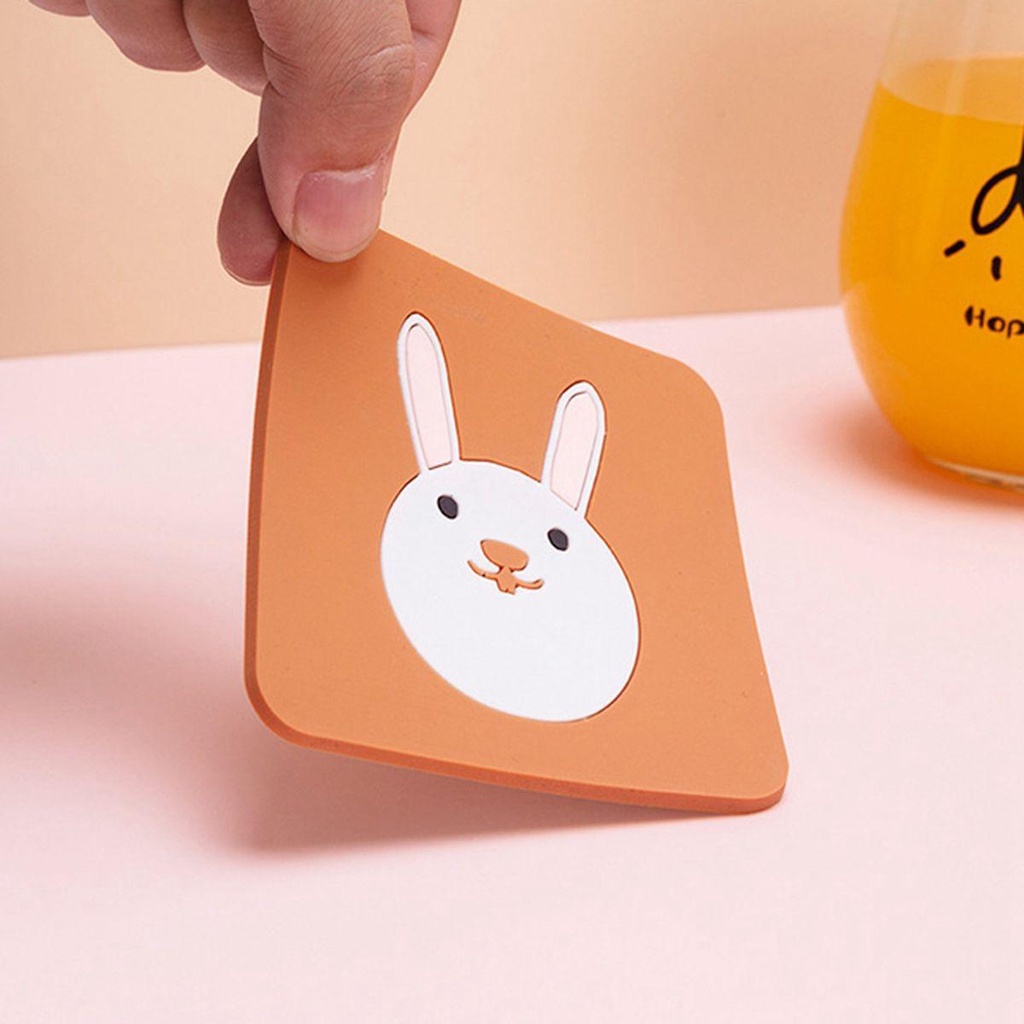 IVORY Thảm Lót Bàn Ăn Chịu Nhiệt Chống Trượt Hình Thú Dễ Thương Cho Trẻ Em Và Người Lớn