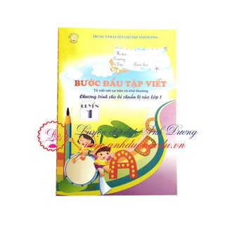 Vở Mầm non - Q1-Q2 : bước đầu tập viết