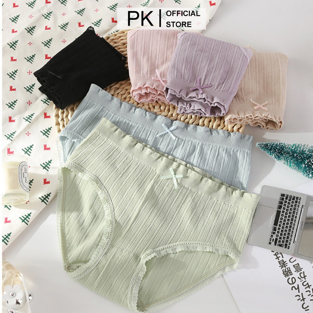 Quần Lót Cotton Xuất Nhật Loại 1 PK05 🌸FREESHIP🌸Chất Liệu Cotton - PK's House (Ảnh thật trải sàn do shop tự chụp)