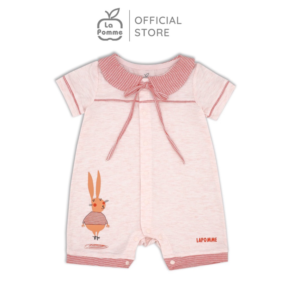 JS061 Bộ body ngắn tay La Pomme cổ lá sen